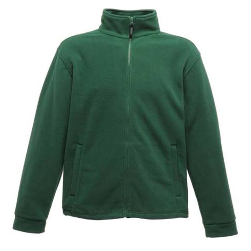 Large Green Premium Full Zip Micro Fleece Jacket 